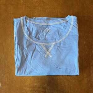 Women's LOGO Principles SS Blue Tee Size M